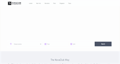 Desktop Screenshot of novaclub.com